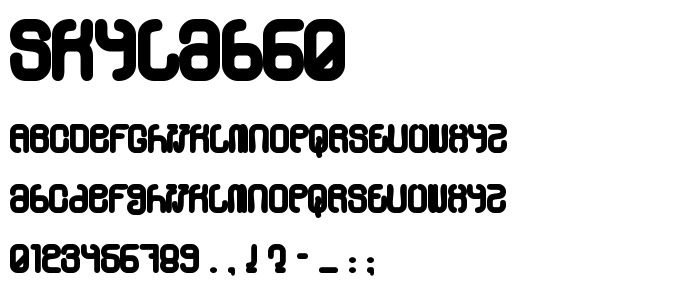 Skylab60 font