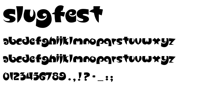 Slugfest font