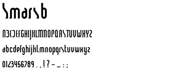 Smarsb font