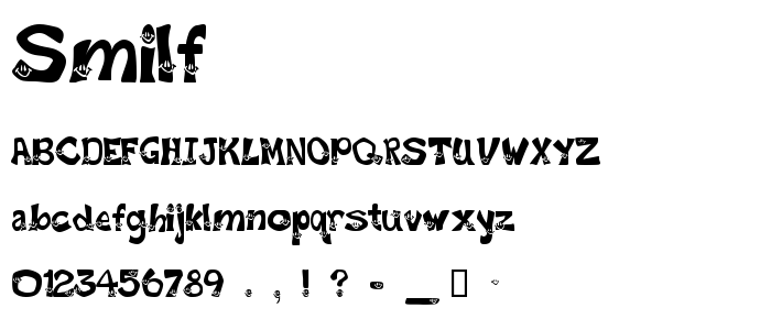 Smilf font