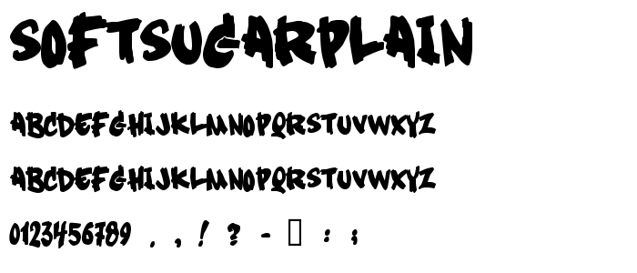 Softsugarplain font
