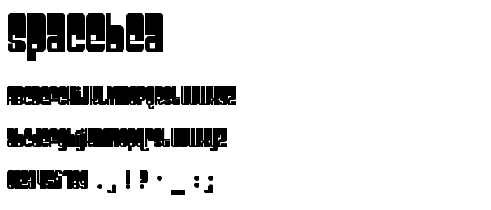 Spacebea font