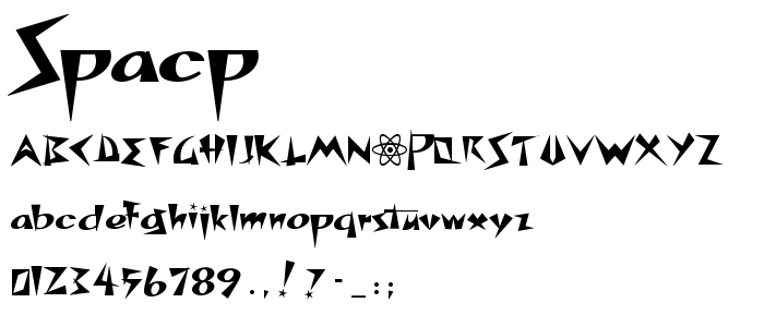 Spacp font