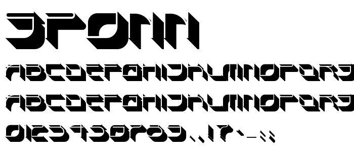 Sponn font