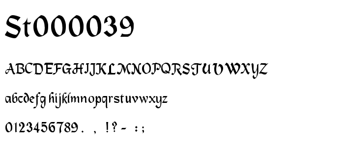 St000039 font