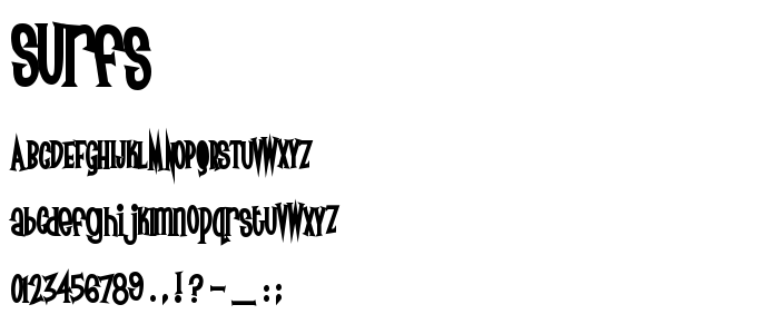 Surfs font