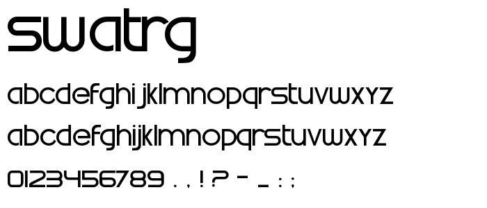 Swatrg font