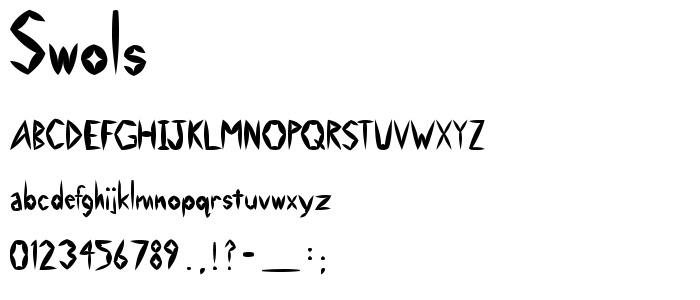 Swols font