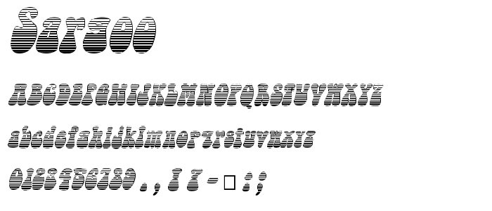 Sargoo font