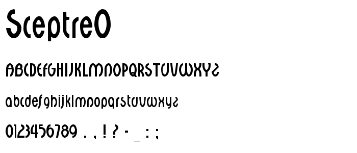 Sceptre0 font