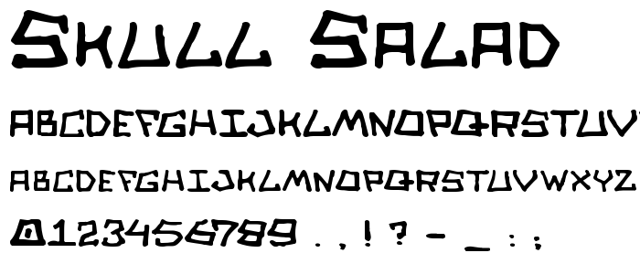 Skull_Salad font