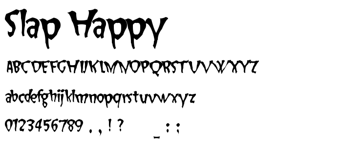 Slap_Happy font