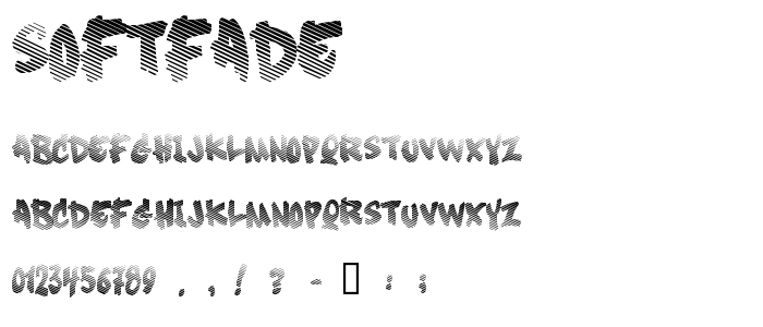 Softfade font