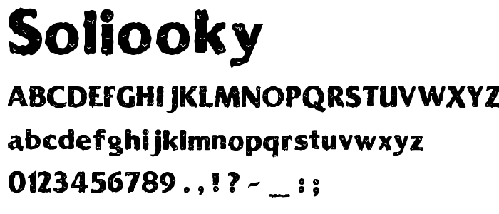 Soliooky font