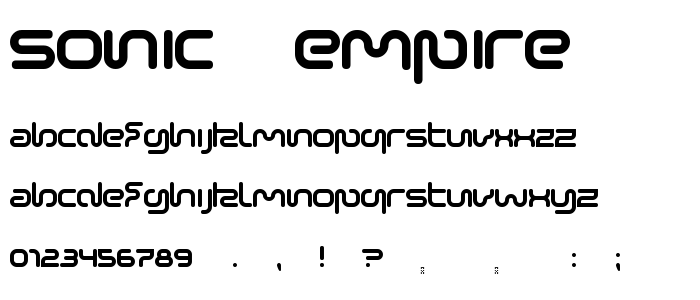 Sonic_Empire font