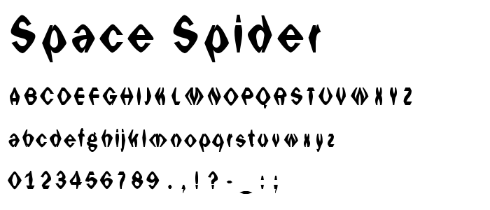 Space_Spider font