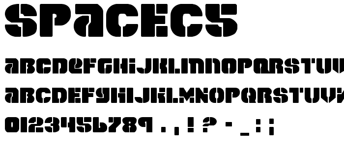 Spacec5 font