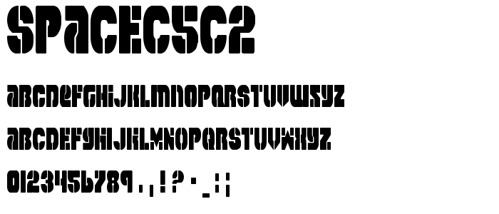 Spacec5c2 font