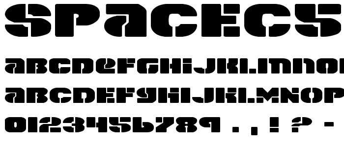Spacec5e2 font