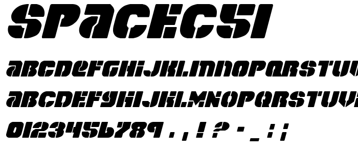 Spacec5i font
