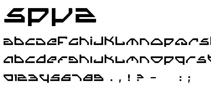 Spy2 font
