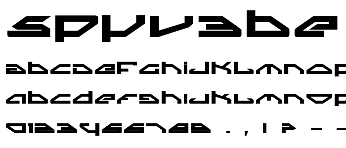 Spyv3be font