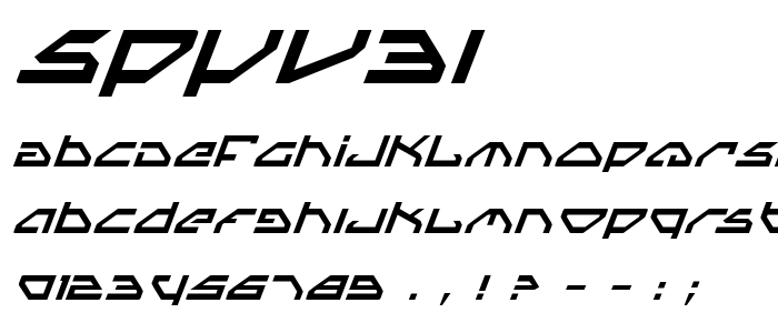 Spyv3i font
