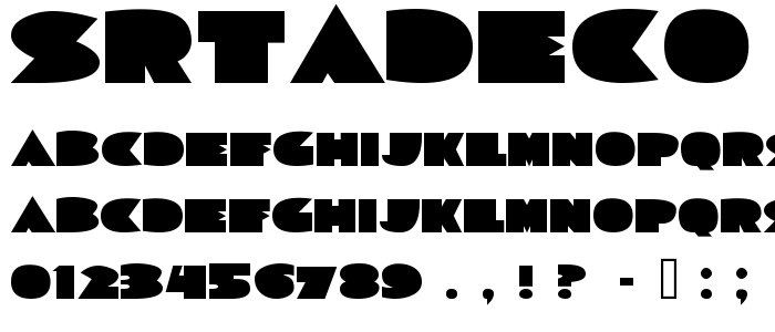 Srtadeco font