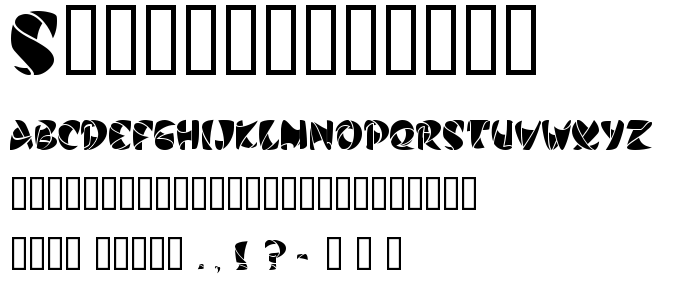 Stilettoblack font