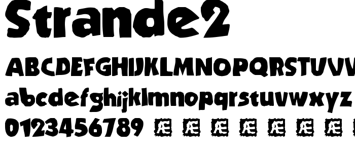 Strande2 font