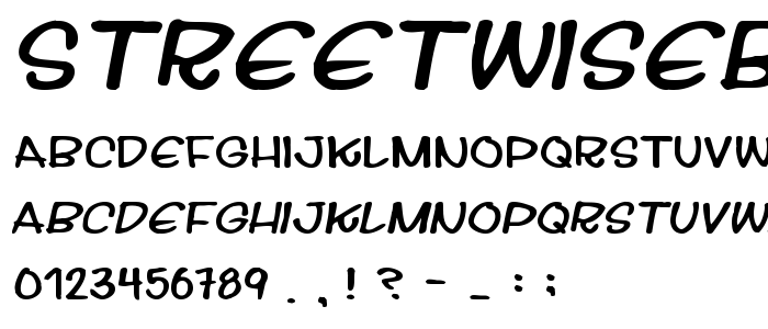 Streetwisebuddy font