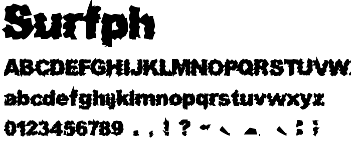 Surfph font