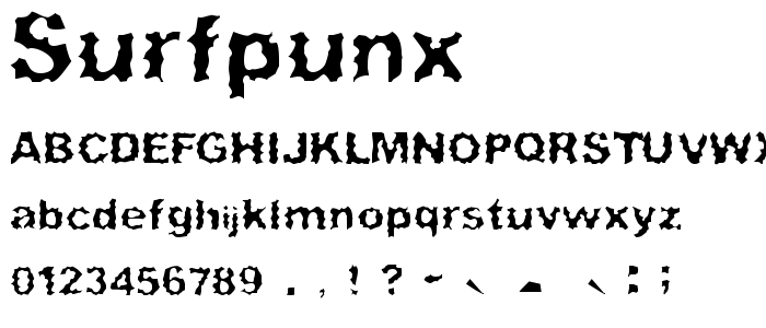 Surfpunx font