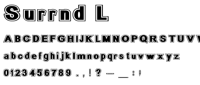 Surrnd_L font