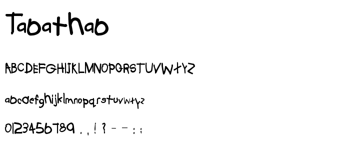 Tabathab font