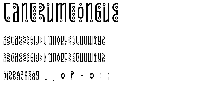 Tantrumtongue font