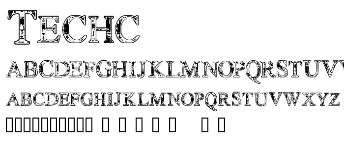 Techc font