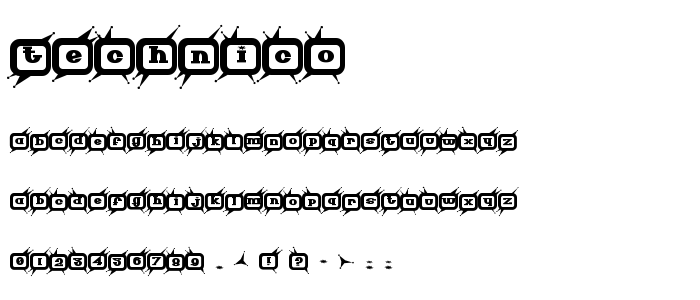 Technico font