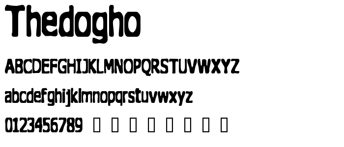 Thedogho font
