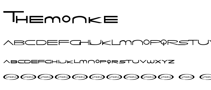 Themonke font