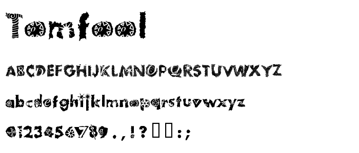 Tomfool font