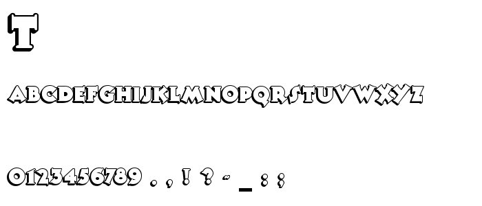 Tooneyno font