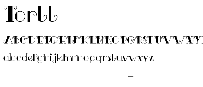 Tortt font