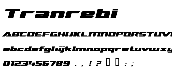 Tranrebi font