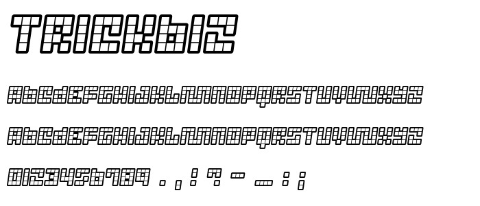 Trickb12 font