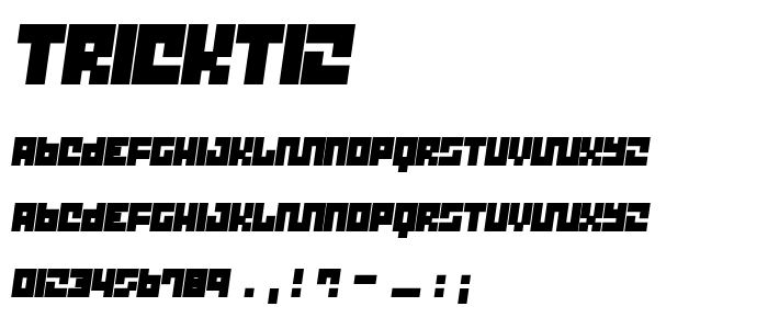 Trickt12 font