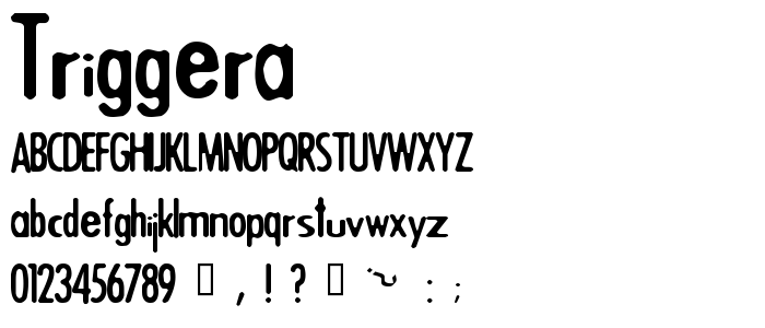 Triggera font