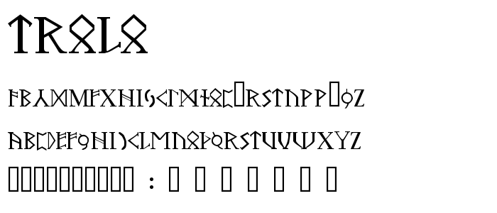 Trolo font