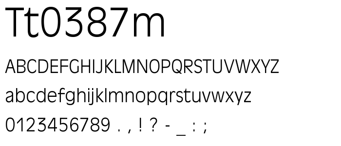 Tt0387m font