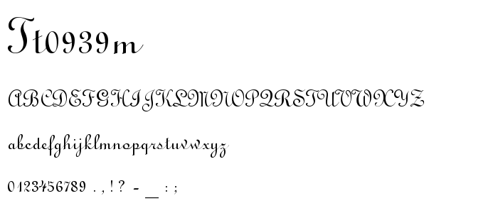 Tt0939m font